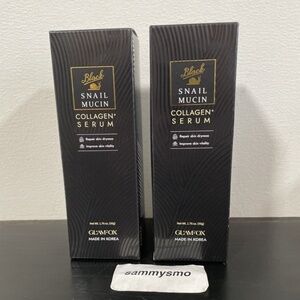 2x GLAMFOX Black Snail Mucin Collagen Serum 1.76 oz/50g